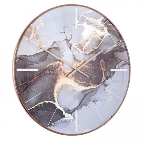 Thomas Kent London. Oyster Grand Wall Clock Copper  26" (66cm) *STOCK DUE* - TheArtistsQuarter