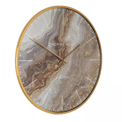 Thomas Kent Oyster Grand Wall Clock Bronze  26" (66cm) *STOCK DUE MARCH* - TheArtistsQuarter