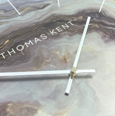 Thomas Kent Oyster Grand Wall Clock Glacier 26" (66cm) - TheArtistsQuarter