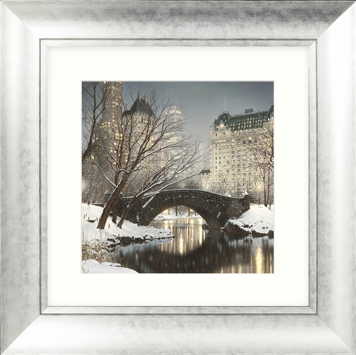 Winter Central Park Detail By Rod Chase - TheArtistsQuarter